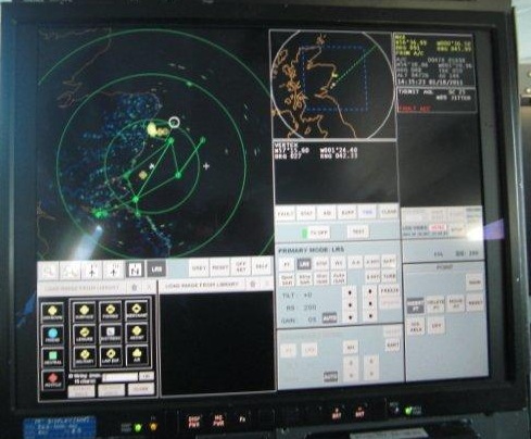 20.1 inch display in operation.