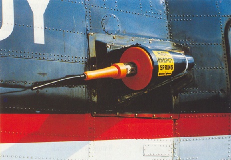 CPT 606 beacon installed on an aircraft.