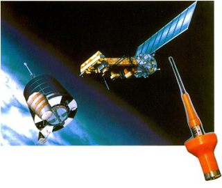 CPT 609 beacon communicating with satellite.