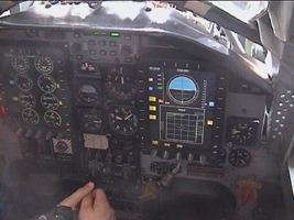 An example of a smart multifunction display installed on an aircraft.