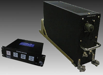 An example of a transceiver system with a control panel.