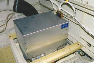 Internal view of low light surveillance system installed on an aircraft.