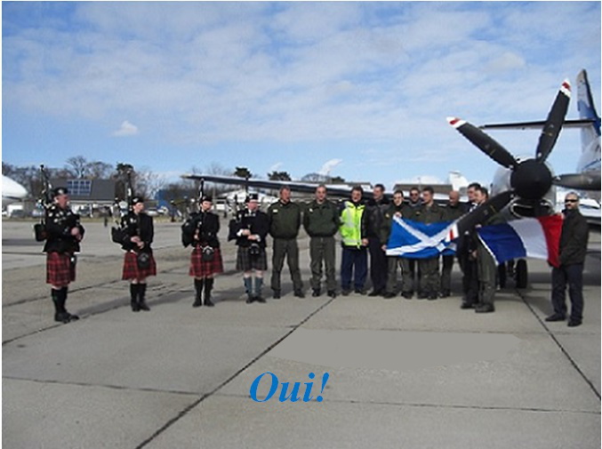 AVDEF aircraft arriving in Aberdeen 2.