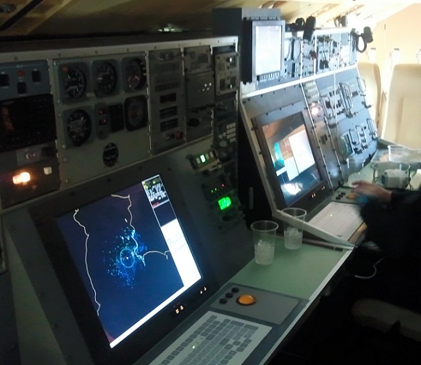 Scorpio Mission system equipment installed on F27 aircraft.